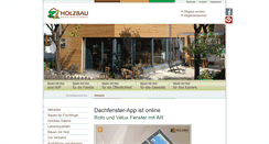 Desktop Screenshot of holzbau-online.de